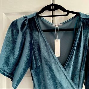 Baltic Born Meghan Velvet Wrap Maxi Dress